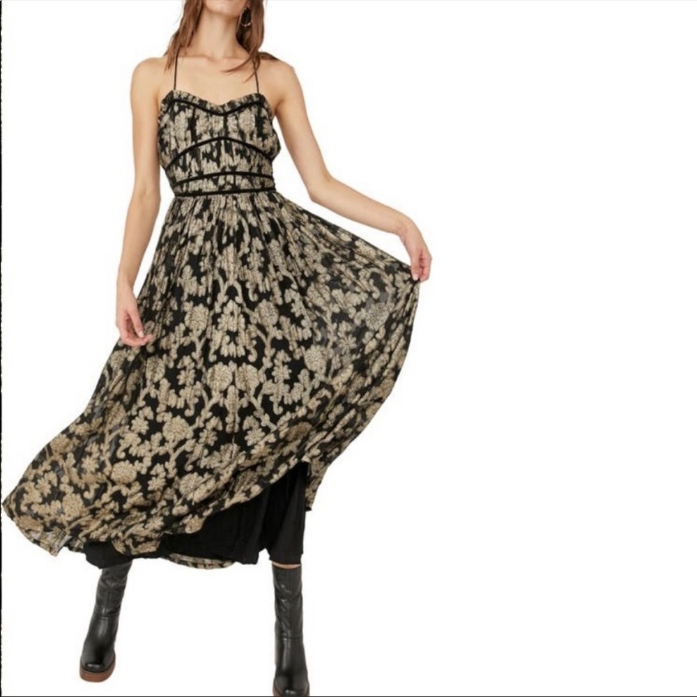 Free People Charlie Midi Dress. NWT